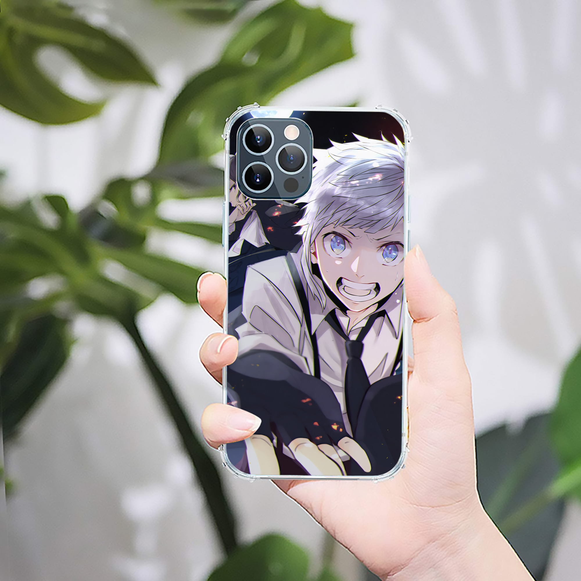 （画像用） 文豪ストレイドッグス Bungo Stray Dogs 【iPhone 12シリーズ対応】透明スマホケース（クリアソフトケース）
